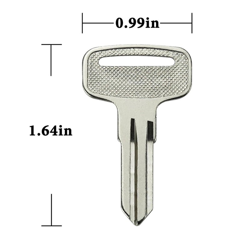 gradora 4PCS 4010321 Ignition Keys Blanks Replacement for Po-laris 4 Wheeler ATV Ranger RZR Snowmobile Fits Key Code 22 23 27 28 Series - Image 3
